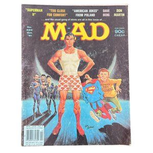 Vintage 1981‎ MAD Magazine No. 226 Collectible Comedy Satire Comic Book